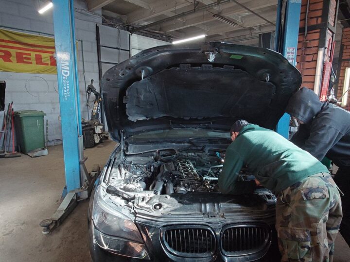 BMW 530d E61: Starter Motor Replacement and Intake Manifold Sealing