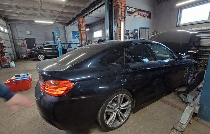 BMW 420d F36 bremžu remonts un FEM moduļa diagnostika, foto 2