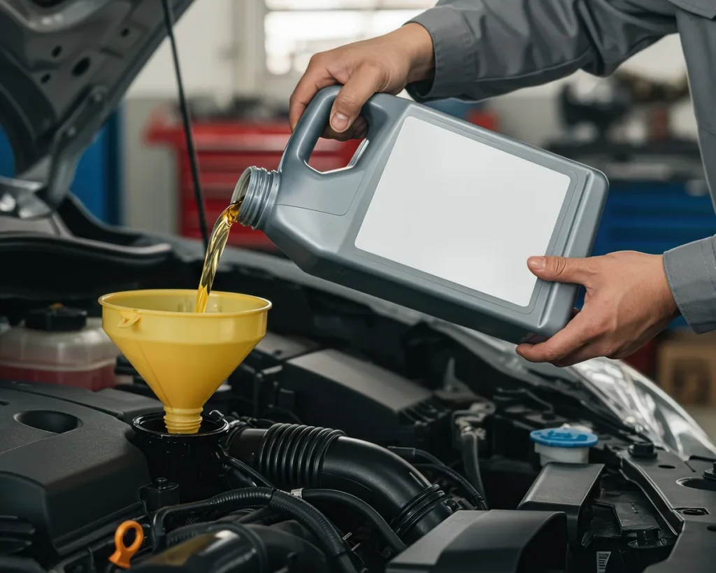 Oil change and service